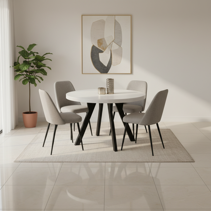 Okrągły Stół 110cm Rozkładany Do 410cm (różne wzory) - Blat 36 mm